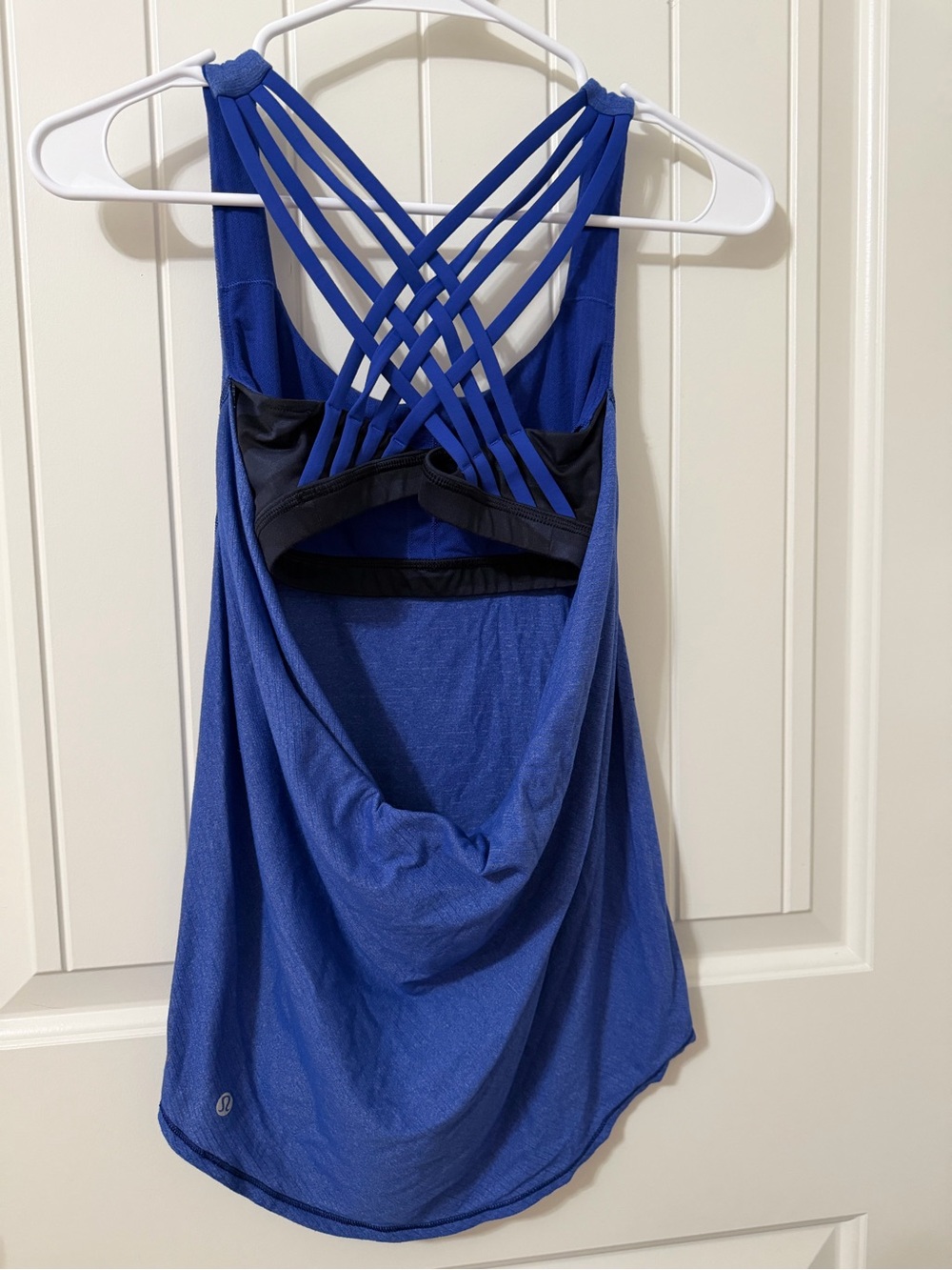 Lululemon Blue Strappy Back Women's Tank Top - Picture 3 of 4